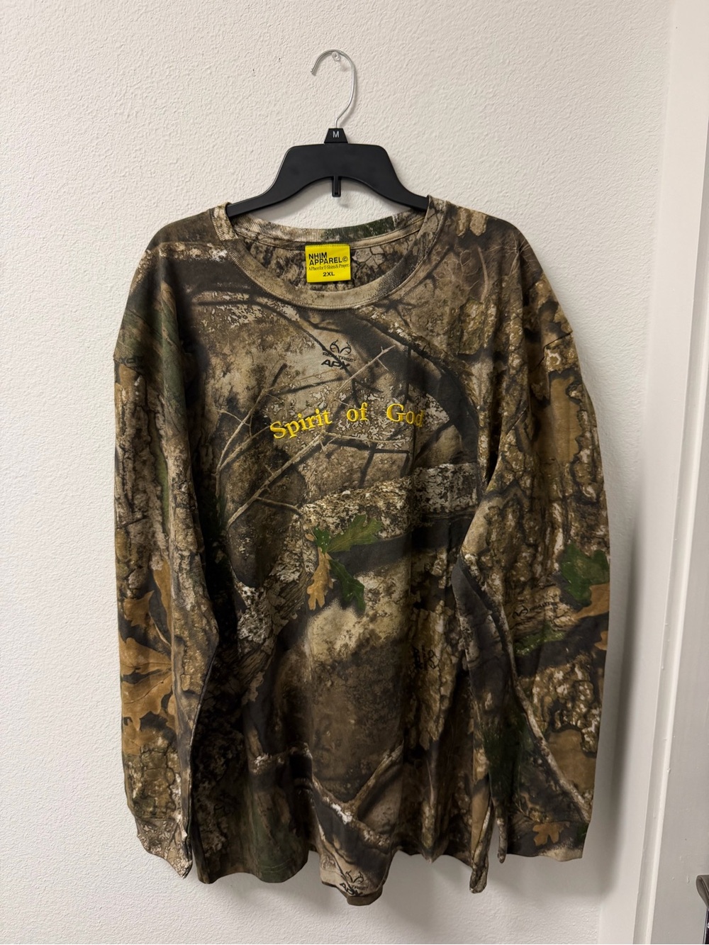 Realtree Men's Camouflage Long Sleeve Shirt - Brown Green